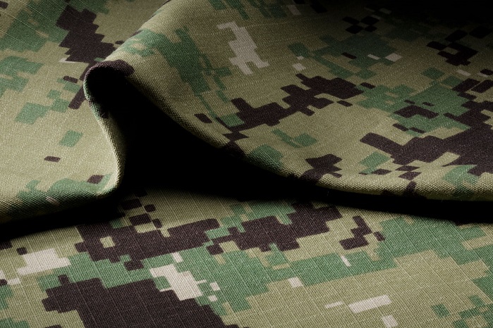 NITRAID  forest ARMY raidback®︎fabric 420D Woodland/Forest Camouflage Print Cordura Fabric